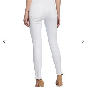 Frame Denim Women's Crisp White Le Skinny de Jeanne Crop Jeans 25